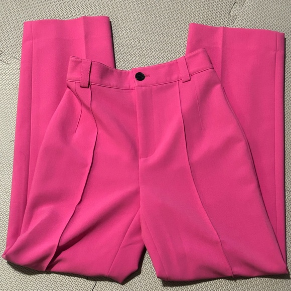 Zara Pants - Zara Pink Wide Leg Dress Pants